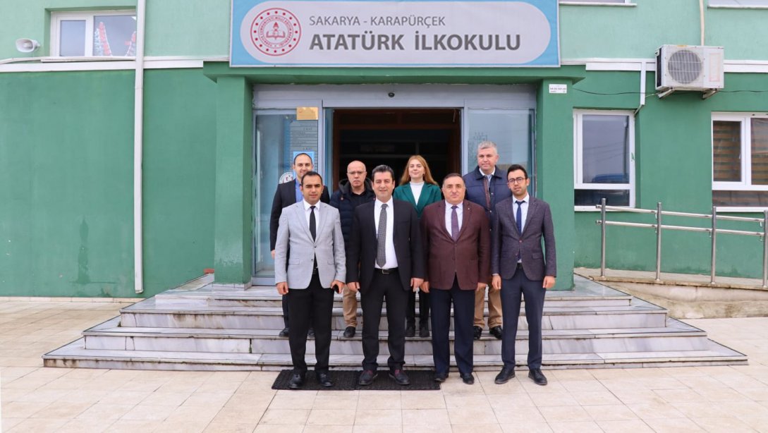 İl Milli Eğitim Müdürümüz Sayın Ebubekir Sıddık Savaşçı'nın İlçemiz Atatürk İlkokuluna Ziyareti